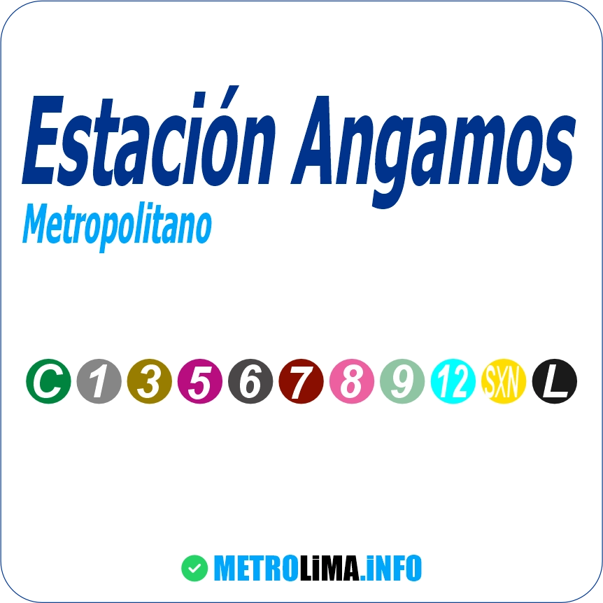 Estación Angamos Metropolitano Estación Paradero Angamos del Metropolitano de Lima - Transporte público