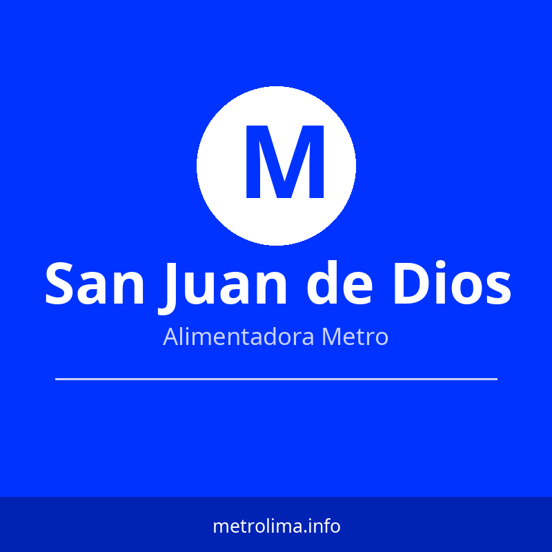 Ver paradas del Alimentador San Juan de Dios del Metropolitano Ruta Alimentadora San Juan de Dios – paradas y horario Metropolitano 2026