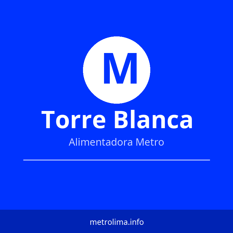 Ver paradas del Alimentador Torre Blanca del Metropolitano Ruta Alimentadora Torre Blanca – paradas y horario Metropolitano Lima 2026