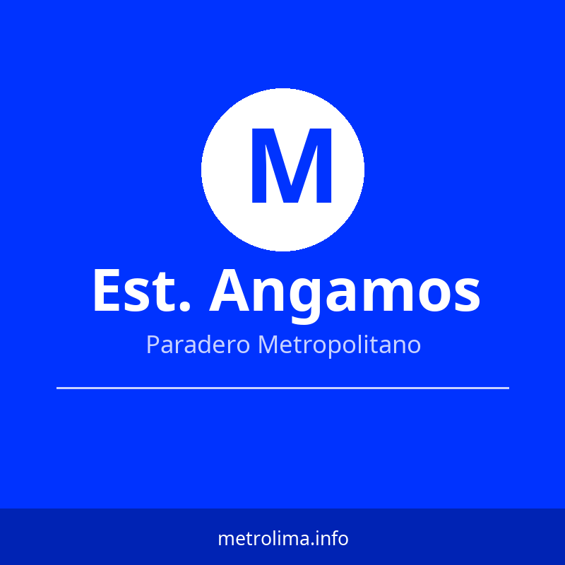 Estación Angamos – paradero del Metropolitano de Lima 2026