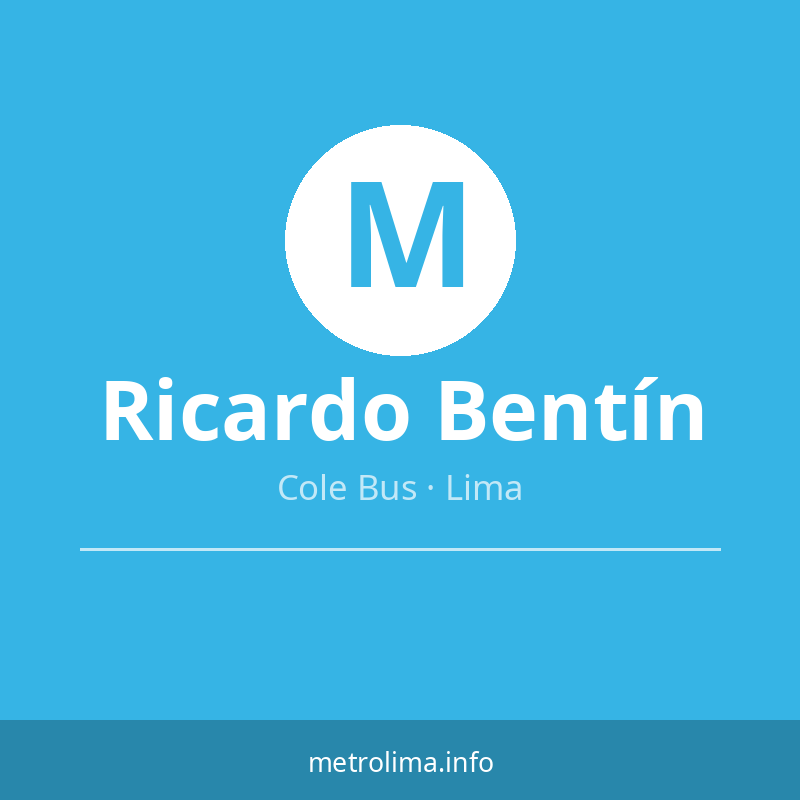 Ricardo Bentín — MetroLima.info Ricardo Bentín — MetroLima.info