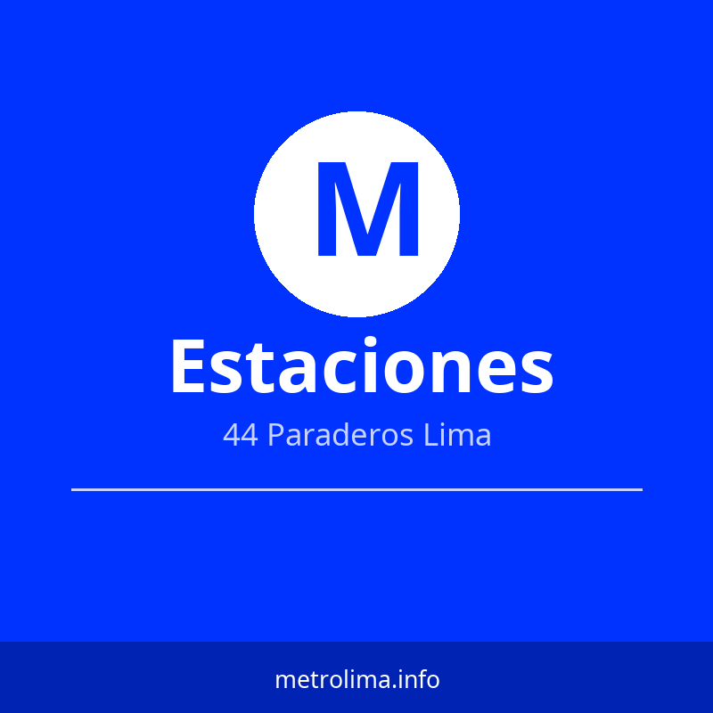 Mapa de las 44 estaciones del Metropolitano de Lima 44 estaciones del Metropolitano de Lima – paraderos, accesos y rutas disponibles