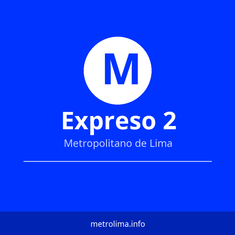Ver el recorrido del Expreso 2 del Metropolitano de Lima Expreso 2 – ruta y paraderos del Metropolitano de Lima 2026